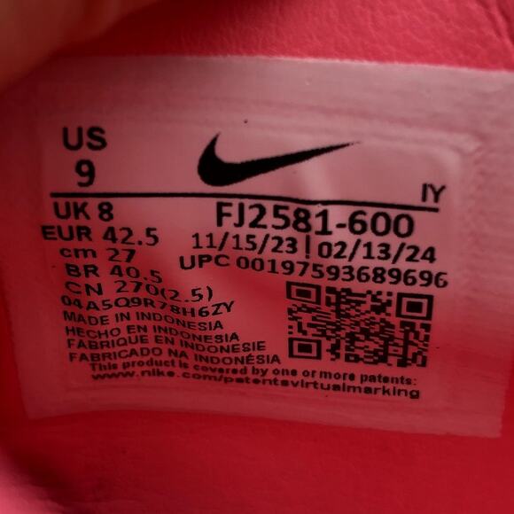 Nike Mens Phantom GX II Academy IC Soccer Cleats Size 9 Pink NWOB - Picture 11 of 11